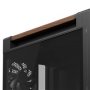 ASUS case PROART PA602 WALNUT WOOD MODERN TG, Mid Tower, průhledná bočnice, černá