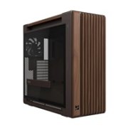 ASUS case PROART PA602 WALNUT WOOD RETRO TG, Mid Tower, průhledná bočnice, hnědá