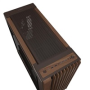 ASUS case PROART PA602 WALNUT WOOD RETRO TG, Mid Tower, průhledná bočnice, hnědá