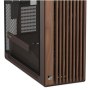 ASUS case PROART PA602 WALNUT WOOD RETRO TG, Mid Tower, průhledná bočnice, hnědá