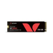 VERBATIM SSD Vi3000 Internal PCIe NVMe M.2 SSD 256GB , W 1300/ R 3300 MB/s