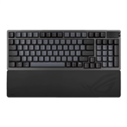 ASUS klávesnice ROG Azoth 96 HE, Mechanická, Bezdrátová, BT, RF 2.4GHz, CZ/SK, černá