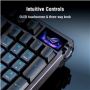 ASUS klávesnice ROG Azoth 96 HE, Mechanická, Bezdrátová, BT, RF 2.4GHz, CZ/SK, černá