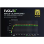 EVOLVEO G850 zdroj 850W, 80+ GOLD, ATX 3.1, aPFC, 140 mm ventilátor, záruka 3 roky, bílý
