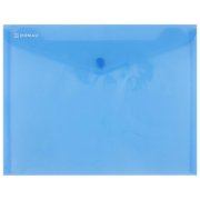 Plastový obal C5 s cvočkom DONAU modrý