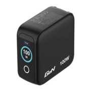 VERBATIM Mini GaN Nabíječka s displejem 100W, 2xUSB-C, 1xUSB-A, černá