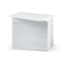 ZEBRA WHITE PVC CARDS, 10 MIL PVC ADHESIVE BACK WITH 14 MIL MYLAR RELEASE LINER, 24 MIL TOTAL