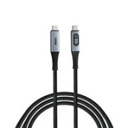 VERBATIM Kabel USB-C Sync & Charge, 100W, s displejem, 120cm