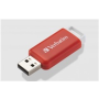 VERBATIM Flash disk 16GB DataBar USB 2.0 Disk, červený