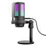 TRUST mikrofon GXT238 Auron, USB-C, RGB, černá