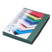 Kartonové dosky Delta A4, 250g, zelené*100ks*hrebeňová väzba