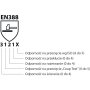 Rukavice ochranné celokoženné DONAU SAFETY zváracie TIG bielo-sivé veľ. 9/L