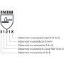 Rukavice ochranné celokoženné DONAU SAFETY zváracie TIG bielo-sivé veľ. 10/XL