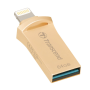 TRANSCEND JetDrive™ Go 500, 64GB, Lightning/USB 3.1, Gold