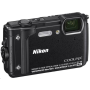NIKON kompakt Coolpix W300, 16MPix, 5x zoom - černý + 2v1 plovoucí popruh