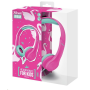 TRUST sluchátka Bino Kids Headphones - pink