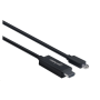 MANHATTAN Kabel Mini DisplayPort na HDMI (4K@60Hz), 1m, černý