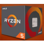 CPU AMD RYZEN 5 1600, 6-core, 3.2 GHz (3.6 GHz Turbo), 16MB cache, 65W, socket AM4 (Wraith cooler)