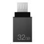 TEAM Flash Disk 32GB M151, Dual USB 2.0 & Micro USB, OTG, Gray