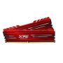 DIMM DDR4 16GB 3200MHz CL16 (KIT 2x8GB) ADATA XPG GAMMIX D10 memory, Dual Color Box, Red