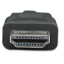 MANHATTAN kabel HDMI s Ethernetem, HEC, ARC, 3D, 4K, stíněný, 1m, Black