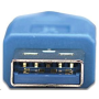 MANHATTAN Kabel USB 3.0 A-A prodlužovací 2m, modrý