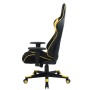 GEMBIRD Gaming chair / herní křeslo SCORPION 05, černá sítovina,žltá kůže