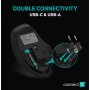 CONNECT IT Dual SmartSwitch bezdrátová optická myš, USB-A, USB-C (+ 1x AA baterie zdarma), černá