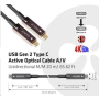 Club3D Kabel USB 3.2 typ C Gen2, aktivní, (M/M), 20m - ROZBALENO