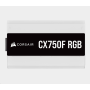 CORSAIR zdroj, CX750F 80+ Bronze modulární RGB, 120mm ventilátor (ATX, 750W), bílá