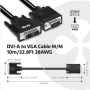 BAZAR Club3D kabel DVI-A na VGA, 3m, 28 AWG_Rozbaleno