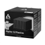 ARCTIC chladič CPU cooler Alpine 12 Passive, černá