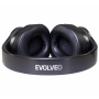 EVOLVEO bezdrátová sluchátka SupremeSound 8EQ, Bluetooth, reproduktor a ekvalizér 2v1, černá