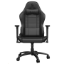 SPC Gear herní židle SR400 / imitace kůže / černá