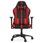 SPC Gear herní židle SR400F / textilní / černo-červená