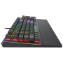 SPC Gear klávesnice GK650K Omnis / herní / mechanická / Kailh Red / RGB / US layout / černá