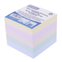 Bloček kocka nelepená 83x83x75mm pastelové farby