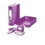 Odkladač Leitz WOW metalický purpurový