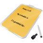 Flipchart stolný sklenený Leitz Cosy teplý žltý