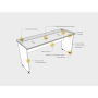 Pracovný stôl Gate, 180x75,5x80 cm, čerešňa/čerešňa