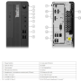 LENOVO PC ThinkCentre M80s SFF-i5-10500,16GB,512SSD,HDMI,DP,Int. Intel UHD,DVD,Black,W10P,3Y Onsite