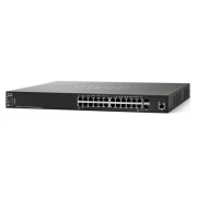 Cisco switch SG350X-24P-UK-RF, 24x10/100/1000, 2x10GbE SFP+/RJ-45, 2xSFP+, PoE, REFRESH