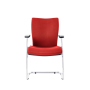 Konferenčná stolička Gala červená D3
