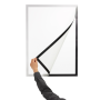 Samolepiaci Duraframe Poster A1 strieborný