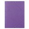 Prešpánový obal s gumičkou DONAU fialový