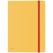 Plastový obal s gumičkou Leitz Cosy hebký s vnútorným vreckom teplý žltý