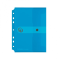 Plastový obal A5 s cvočkom a eurodierovaním Herlitz Easy Orga priehľadný modrý