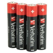 VERBATIM Alkalické baterie AAA, 4 PACK , LR3