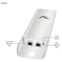 UBNT airMAX NanoStation M5 [5GHz, 16dBi anténa, Client/AP/Repeater, 802.11a/n, MIMO]