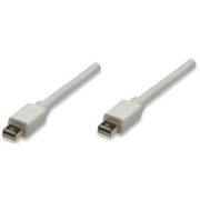 MANHATTAN Mini DisplayPort kábel, samec na samca, 1 m, biely